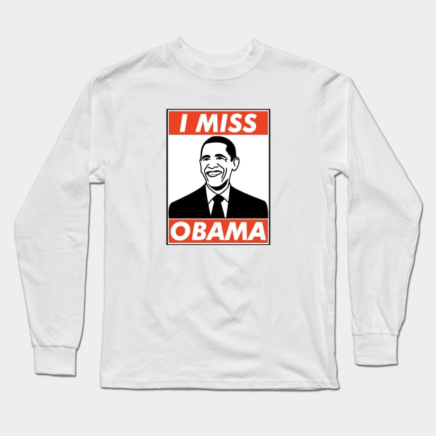 Barron Obama Shirt, I Miss Obama Long Sleeve T-Shirt by VanTees